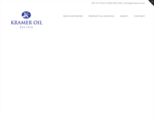 Tablet Screenshot of krameroil.com